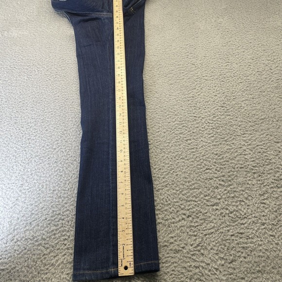 Siwy Low Rise Jeans Women 26 Blue Dark Wash Straight Leg Isobel Restart My Heart - Picture 12 of 14